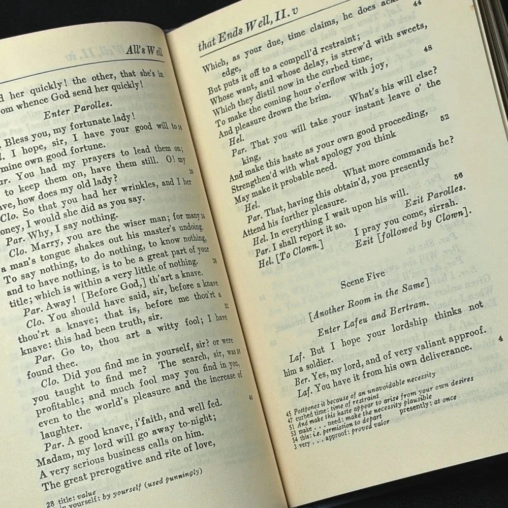 The Yale Shakespeare: All's Well That Ends Well – (Hardcover, 1958) 2nd Printing